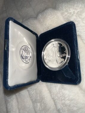 1998 American Silver Eagle Proof $1 – 1 oz .999 Silver w/ Box & COA